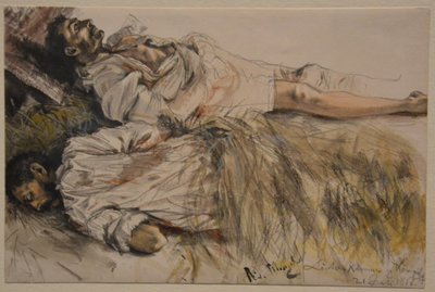 Leichenkammer zu Koninginhof von Adolph Menzel